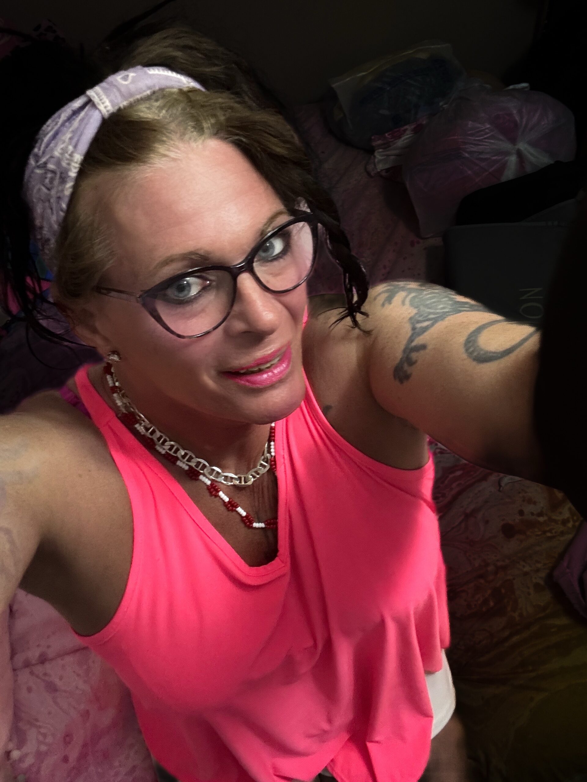 She blooms in boldness.